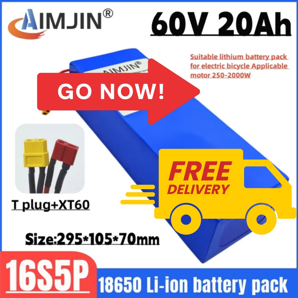 72V 40Ah Lifepo4 Battery Pack - 20000mAh 16S5P 60V 리튬이온 배터리 고출력