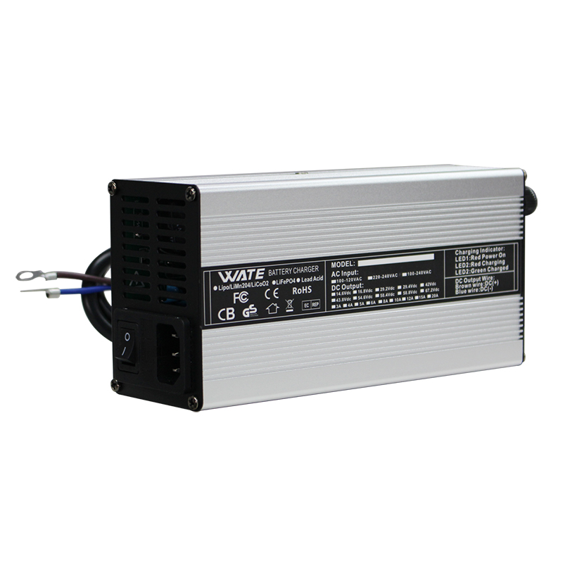 냉각 팬이있는 17S 62.9V 리튬 이온 배터리 충전 - 84V 20A Smart Charger 리뷰 및 가격