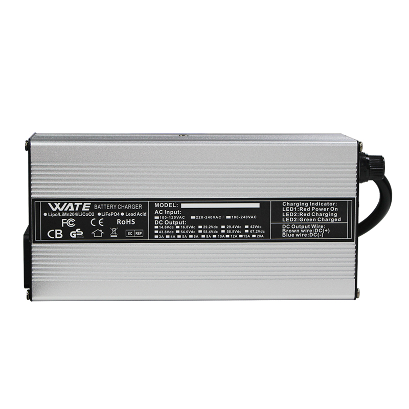냉각 팬이있는 17S 62.9V 리튬 이온 배터리 충전 - 84V 20A Smart Charger 리뷰 및 가격